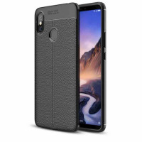 

TPU чехол фактурный (с имитацией кожи) для Xiaomi Mi Max 3