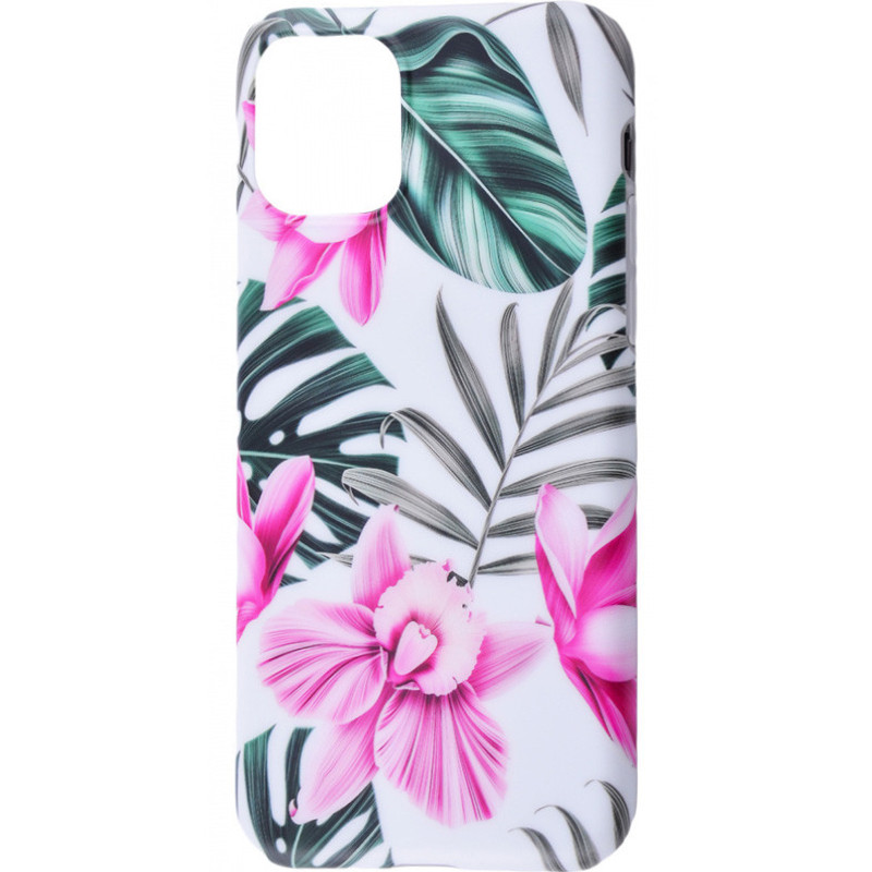 

TPU чехол Flowers Series для Apple iPhone 11 Pro Max (6.5") Розовые Орхидеи (113933)