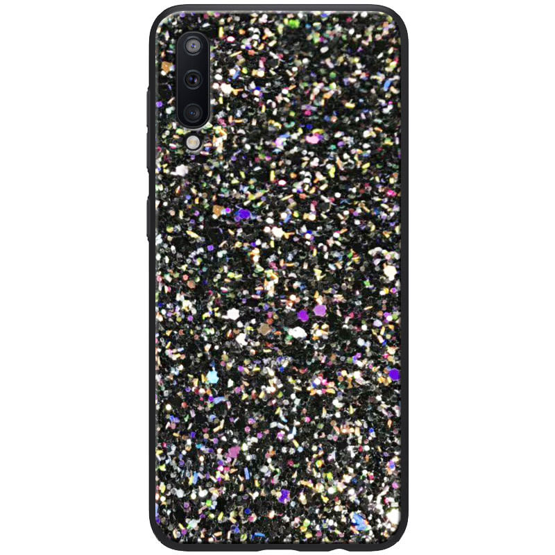 

TPU чехол Glitter Crystal для Samsung Galaxy A50s Черный (119209)