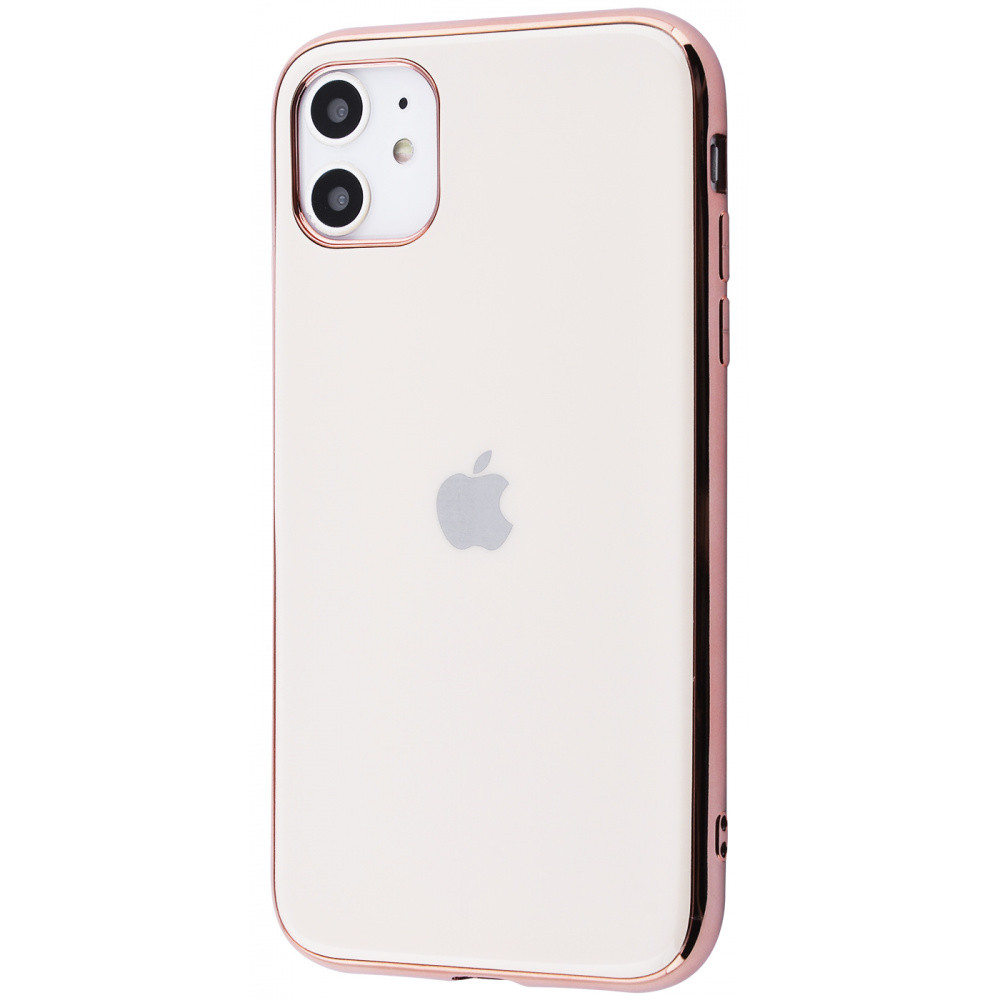 

TPU чехол GLOSSY LOGO для Apple iPhone 11 (6.1") Розовый / Rose Gold (114250)