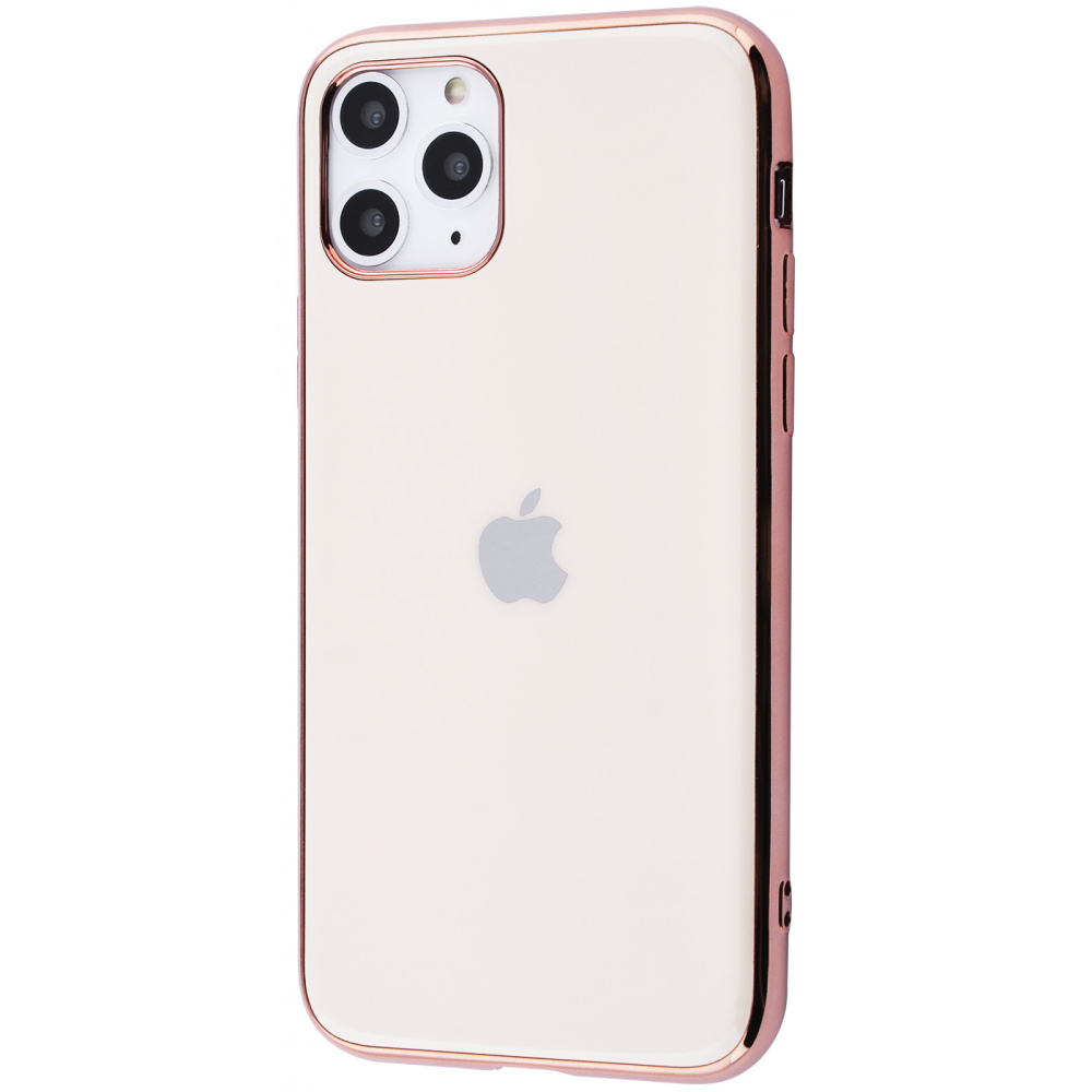 

TPU чехол GLOSSY LOGO для Apple iPhone 11 Pro (5.8") Розовый / Rose Gold (114262)