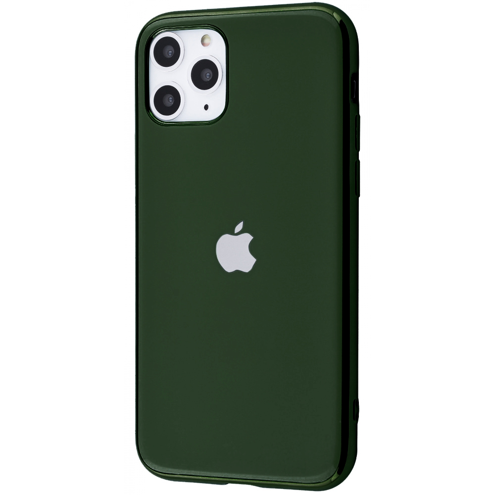 

TPU чехол GLOSSY LOGO для Apple iPhone 11 Pro Max (6.5") Зеленый / Pine green (114254)