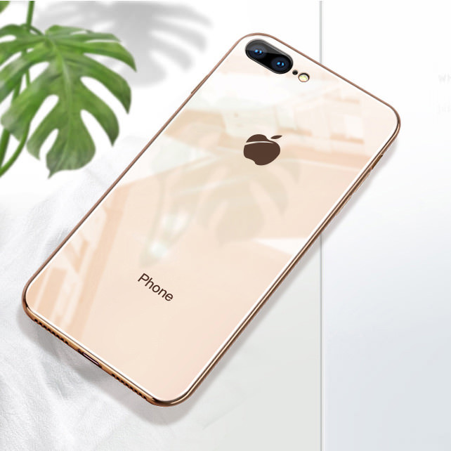 

TPU чехол GLOSSY LOGO для Apple iPhone 7 plus / 8 plus (5.5") Золотой (105605)