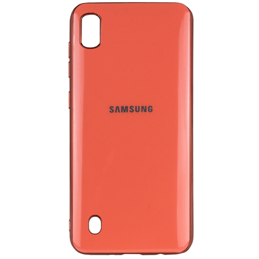 

TPU чехол GLOSSY LOGO для Samsung Galaxy A10 (A105F) Коралловый (109436)
