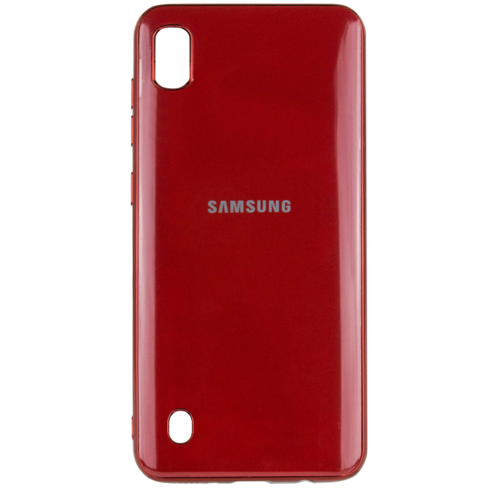 

TPU чехол GLOSSY LOGO для Samsung Galaxy A10 (A105F) Красный (109437)