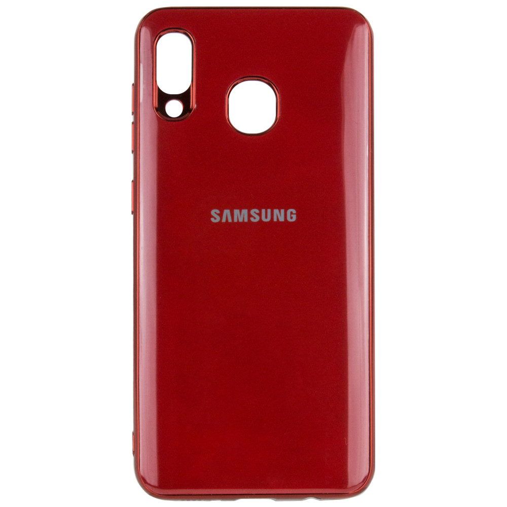 

TPU чехол GLOSSY LOGO для Samsung Galaxy A20 / A30 Красный (105639)