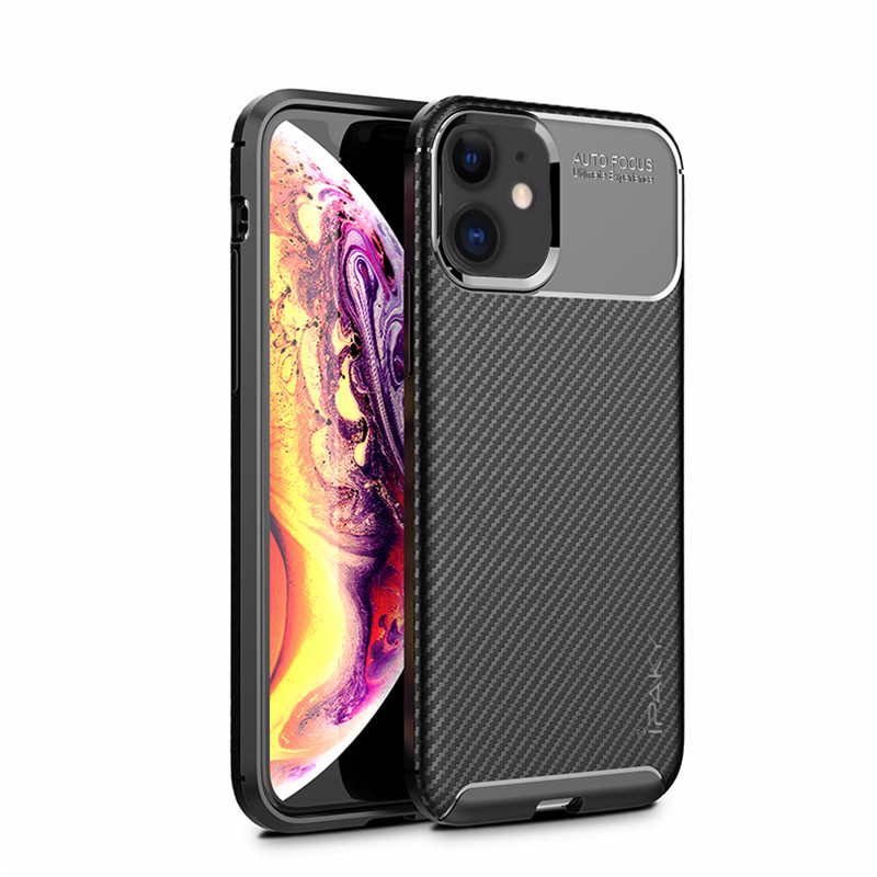 

TPU чехол iPaky Kaisy Series для Apple iPhone 11 (6.1") Черный (112891)