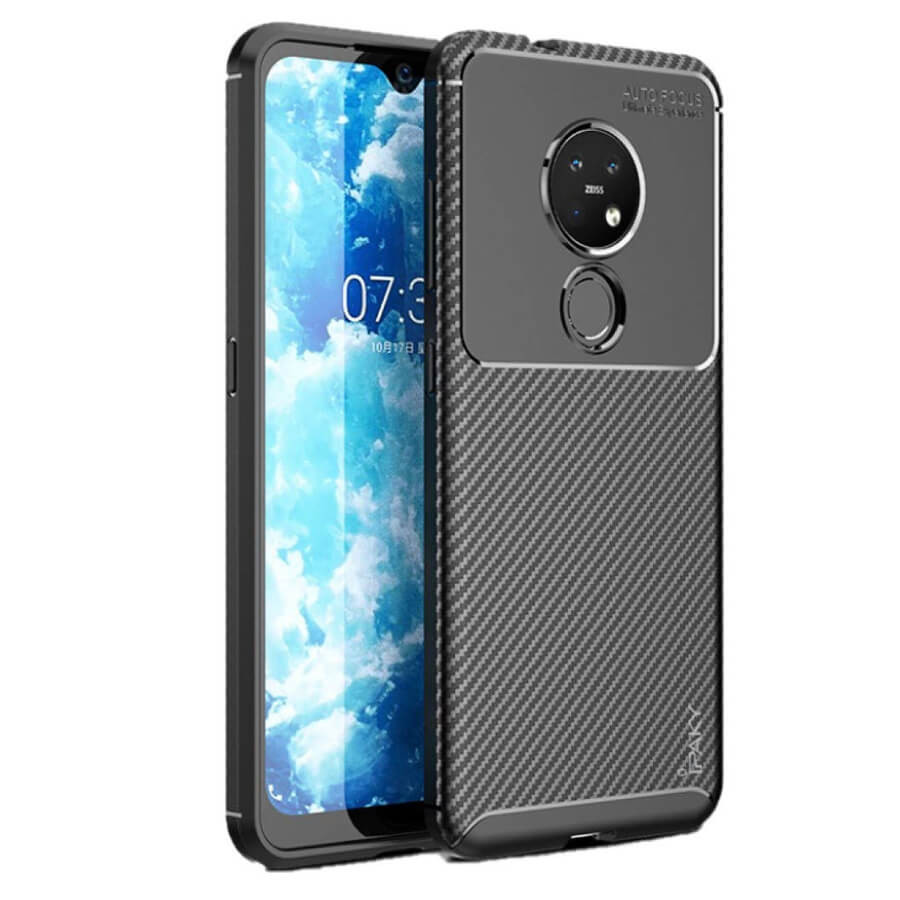 

TPU чехол iPaky Kaisy Series для Nokia 6.2 / 7.2 Черный (120534)
