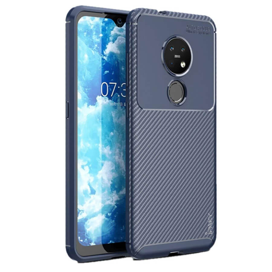 

TPU чехол iPaky Kaisy Series для Nokia 6.2 / 7.2 Синий (120533)