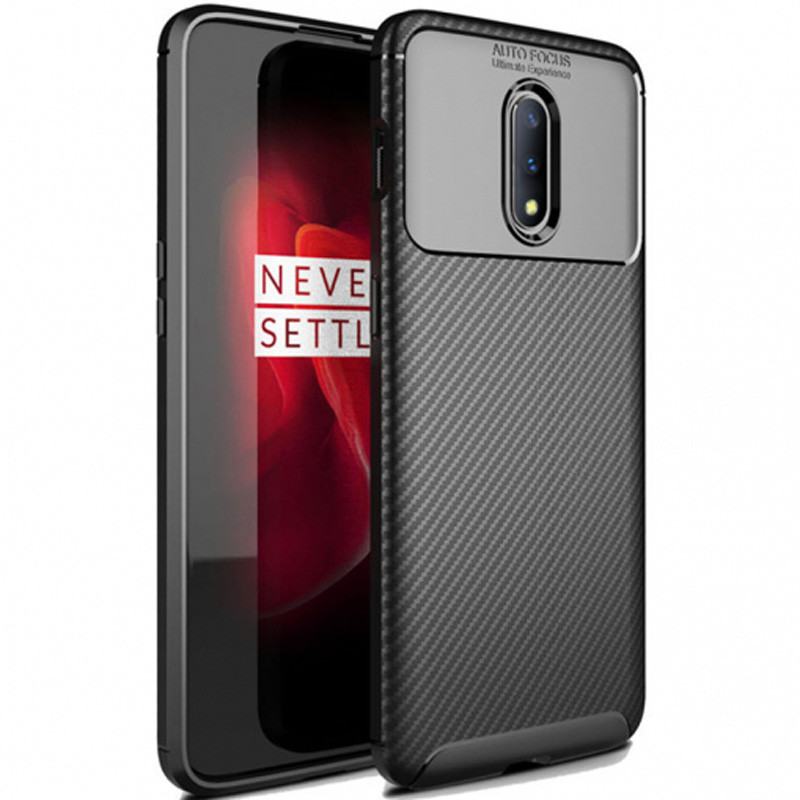 

TPU чехол iPaky Kaisy Series для OnePlus 7 Pro Черный (103375)