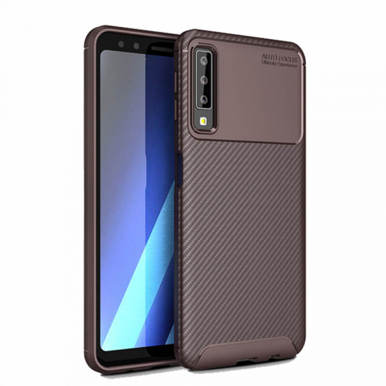 

TPU чехол iPaky Kaisy Series для Samsung A750 Galaxy A7 (2018) Коричневый (95622)