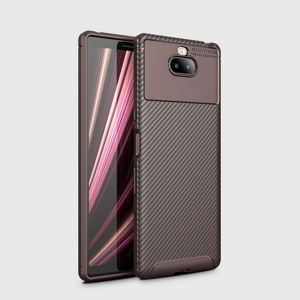 

TPU чехол iPaky Kaisy Series для Sony Xperia 10 Plus Коричневый (99091)