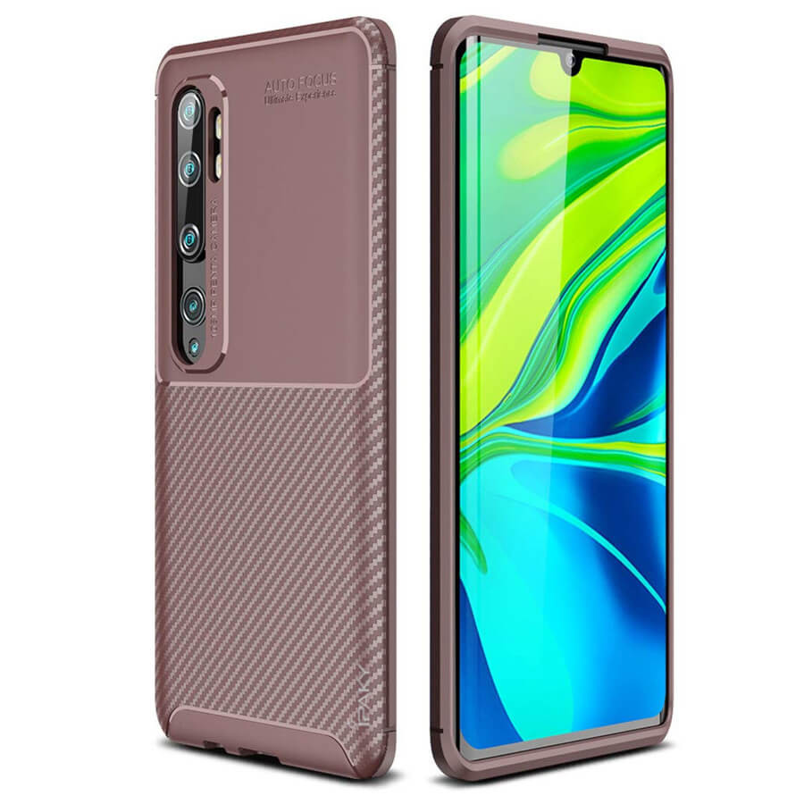 

TPU чехол iPaky Kaisy Series для Xiaomi Mi Note 10 Pro Коричневый (120536)