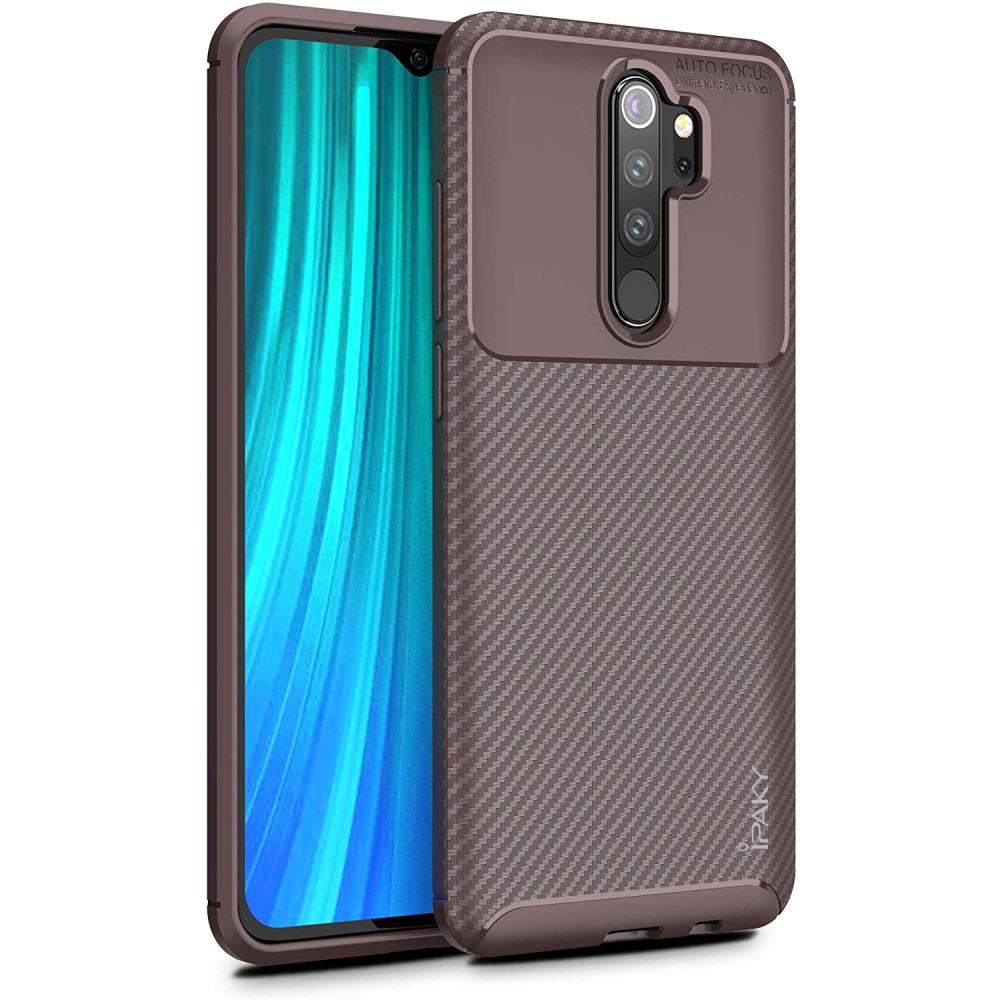 

TPU чохол iPaky Kaisy Series для Xiaomi Redmi Note 8 Pro (Коричневий)