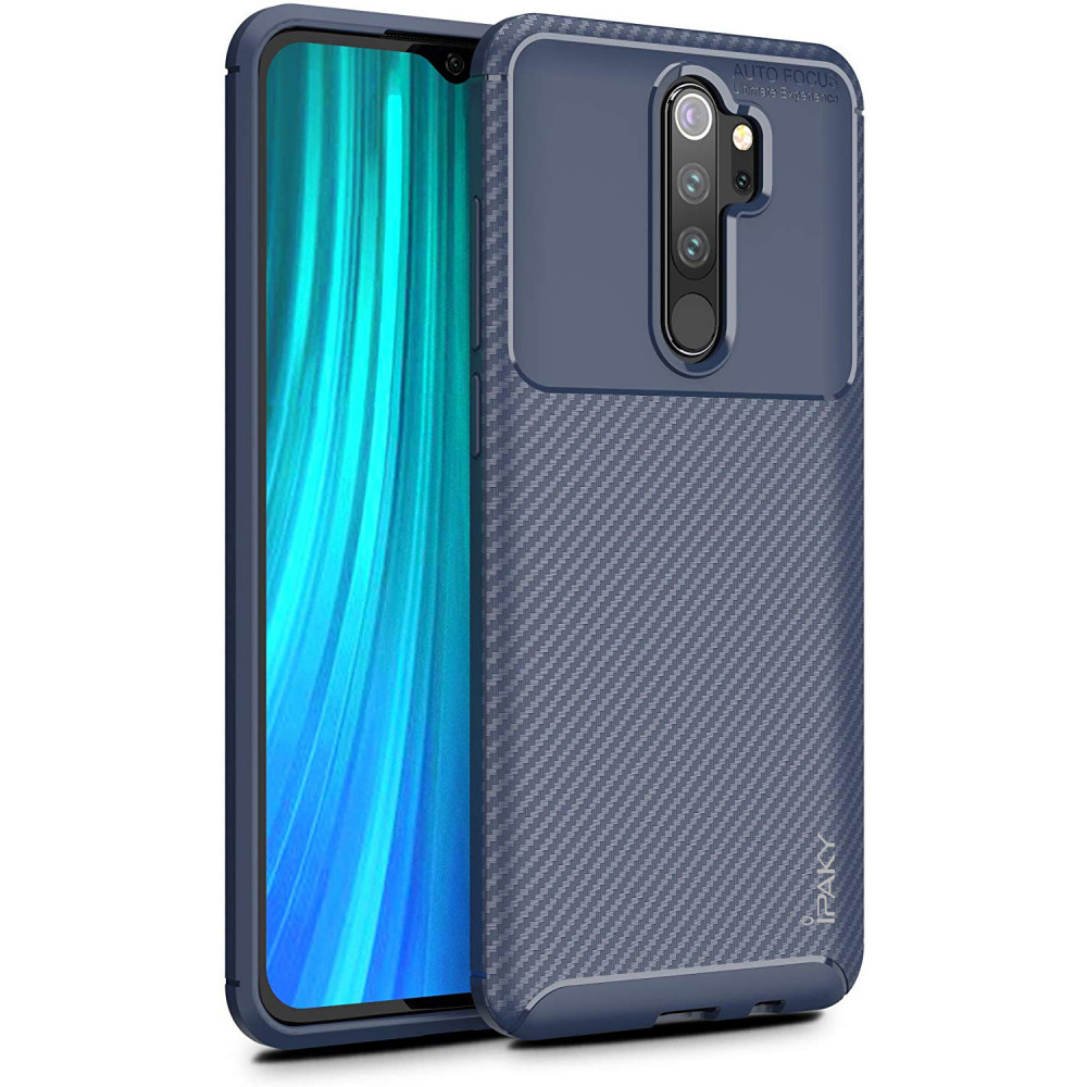 

TPU чохол iPaky Kaisy Series для Xiaomi Redmi Note 8 Pro (Синій)