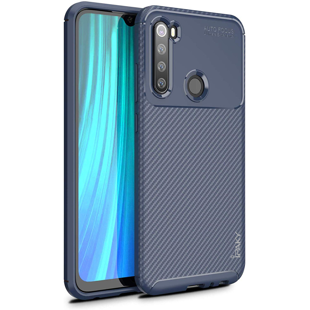 

TPU чехол iPaky Kaisy Series для Xiaomi Redmi Note 8 / Note 8 2021 Синий (111835)