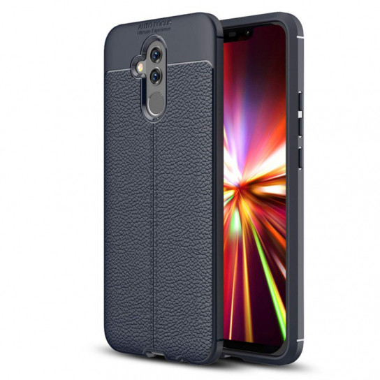 

TPU чехол iPaky Litchi Series для Huawei Mate 20 lite Синий (89794)