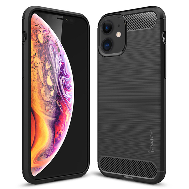 

TPU чехол iPaky Slim Series для Apple iPhone 11 (6.1") Черный (112904)