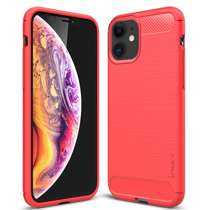 

TPU чохол iPaky Slim Series для Apple iPhone 11 (6.1") (Червоний)