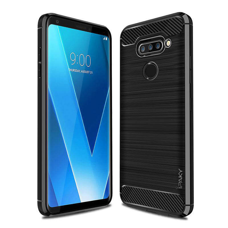 

TPU чехол iPaky Slim Series для LG V40 ThinQ Черный (99107)