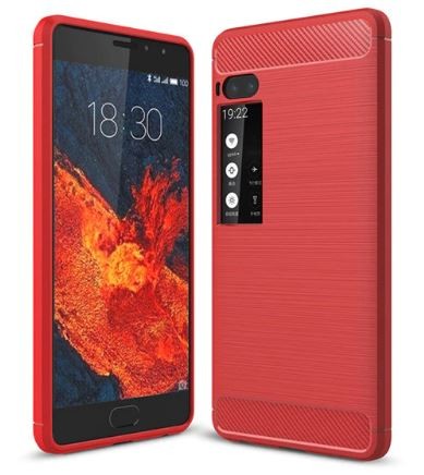 

TPU чехол iPaky Slim Series для Meizu Pro 7 Plus Красный (92656)