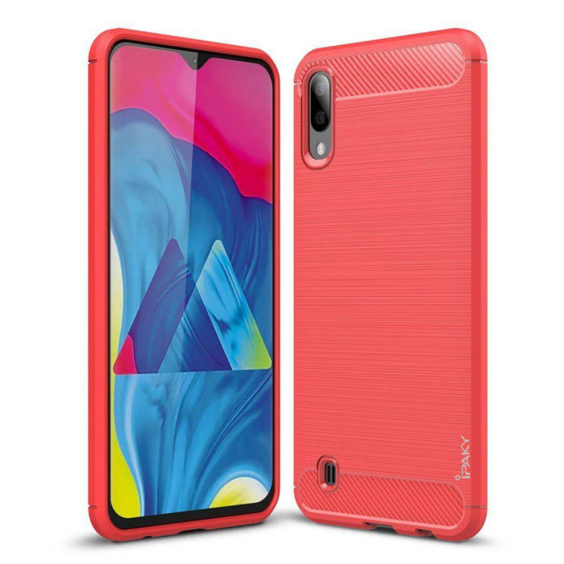 

TPU чехол iPaky Slim Series для Samsung Galaxy M10 Красный (100020)