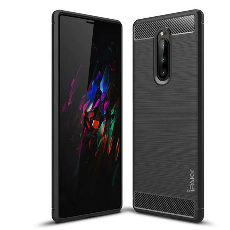 

TPU чехол iPaky Slim Series для Sony Xperia 1 Черный (99119)
