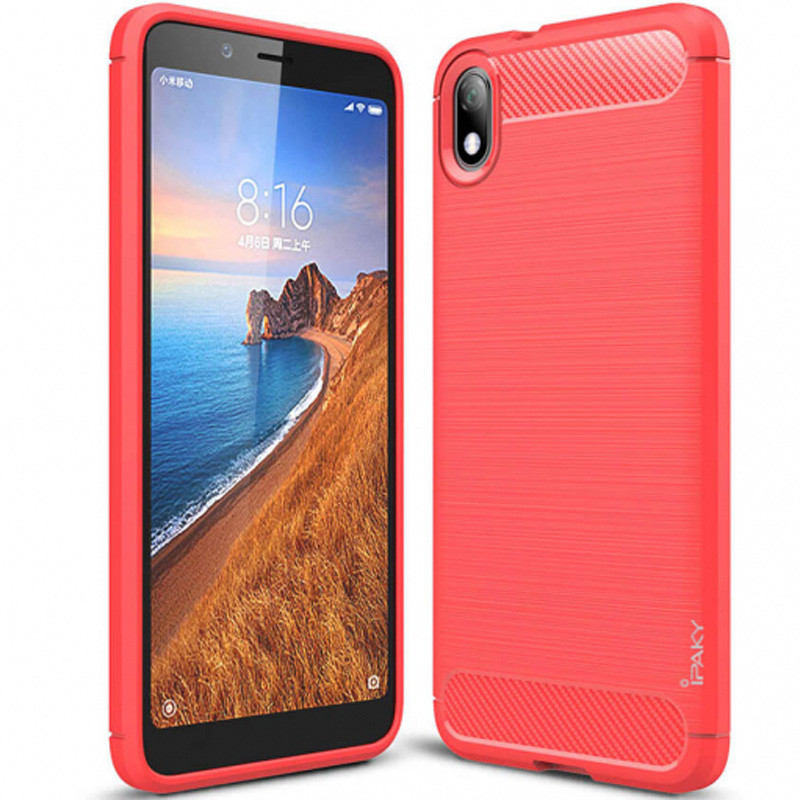 

TPU чехол iPaky Slim Series для Xiaomi Redmi 7A Красный (106135)
