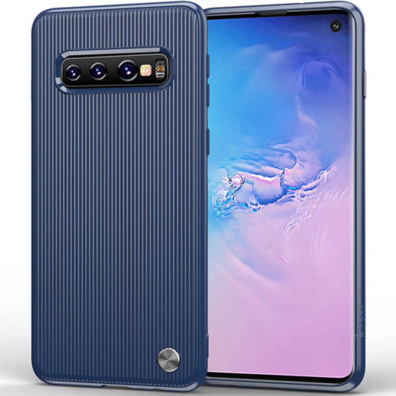 

TPU чехол iPaky Suitcase Series для Samsung Galaxy S10+ Синий (117600)