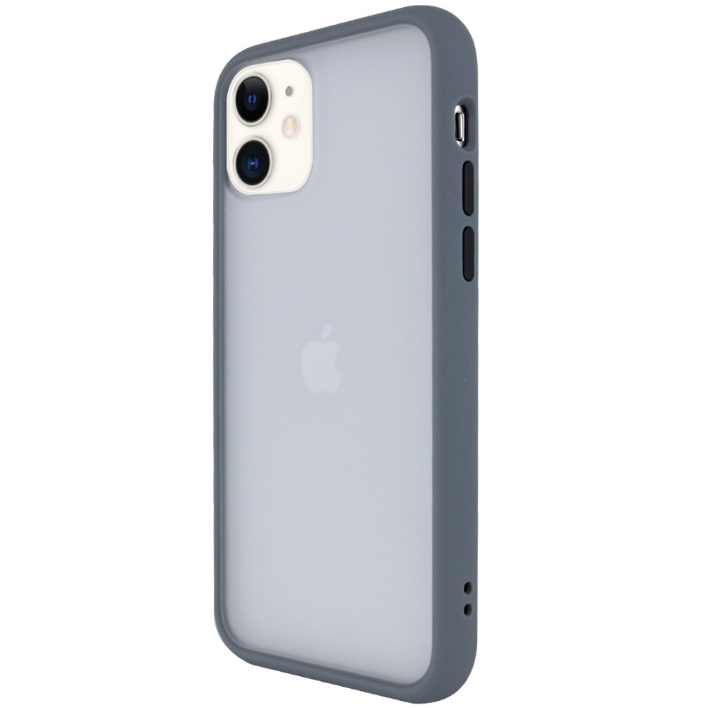 

TPU+PC чехол LikGus Maxshield для Apple iPhone 11 (6.1") Серый (115043)