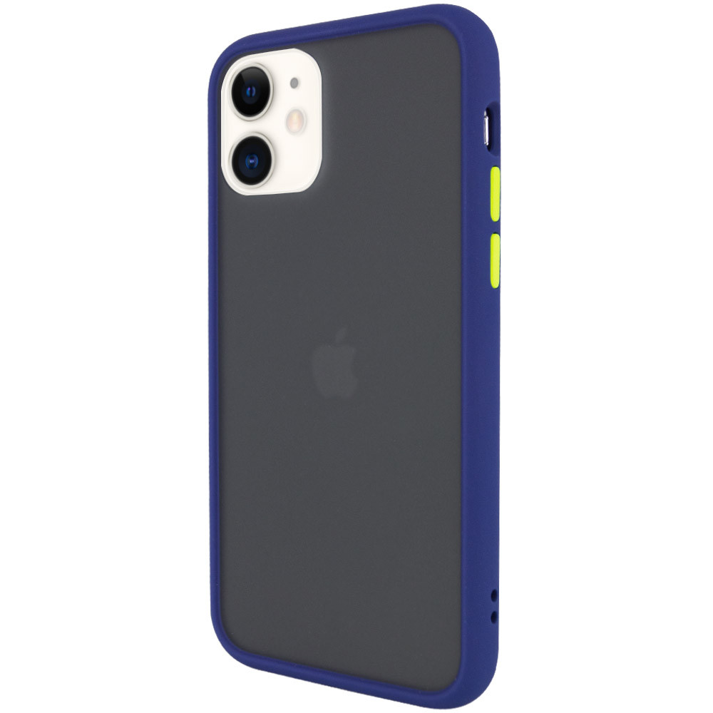 

TPU+PC чехол LikGus Maxshield для Apple iPhone 11 (6.1") Синий (110114)