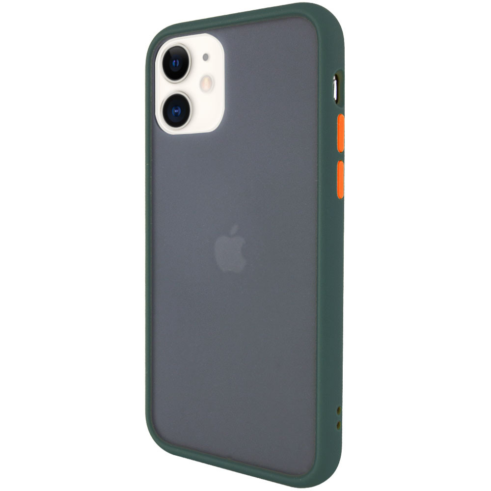 

TPU+PC чохол LikGus Maxshield для Apple iPhone 11 (6.1") (Синьо-зелений / Marine Blue)