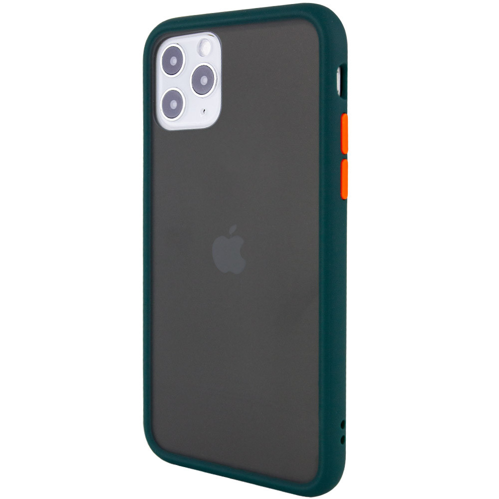 

TPU+PC чехол LikGus Maxshield для Apple iPhone 11 Pro Max (6.5") Сине-Зеленый / Marine Blue (110125)