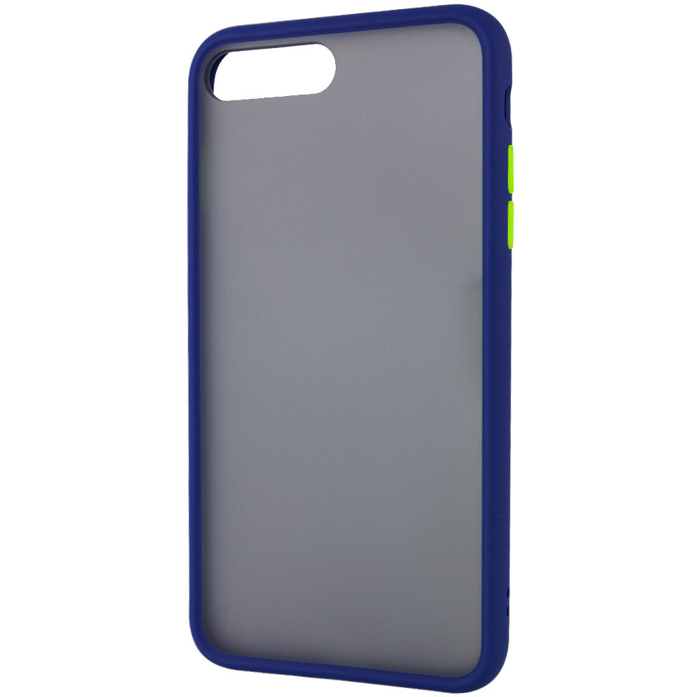 

TPU+PC чохол LikGus Maxshield для Apple iPhone 8 plus (5.5'') (Синій)