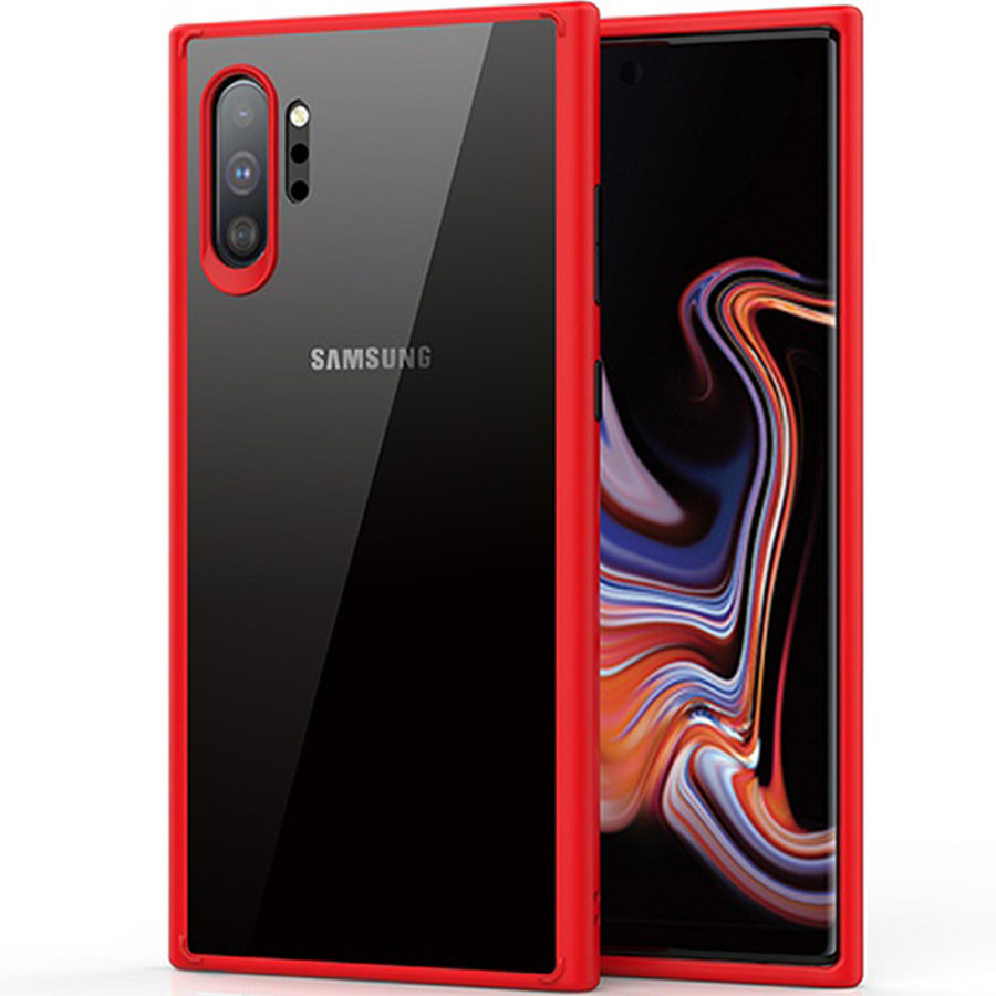 

TPU+PC чехол LikGus Maxshield для Samsung Galaxy Note 10 Plus Красный (109335)