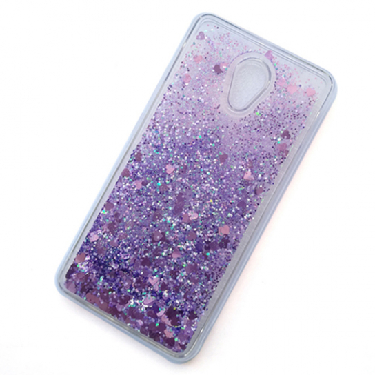 

TPU чехол Liquid hearts для Meizu Pro 6 Фиолетовый (90764)