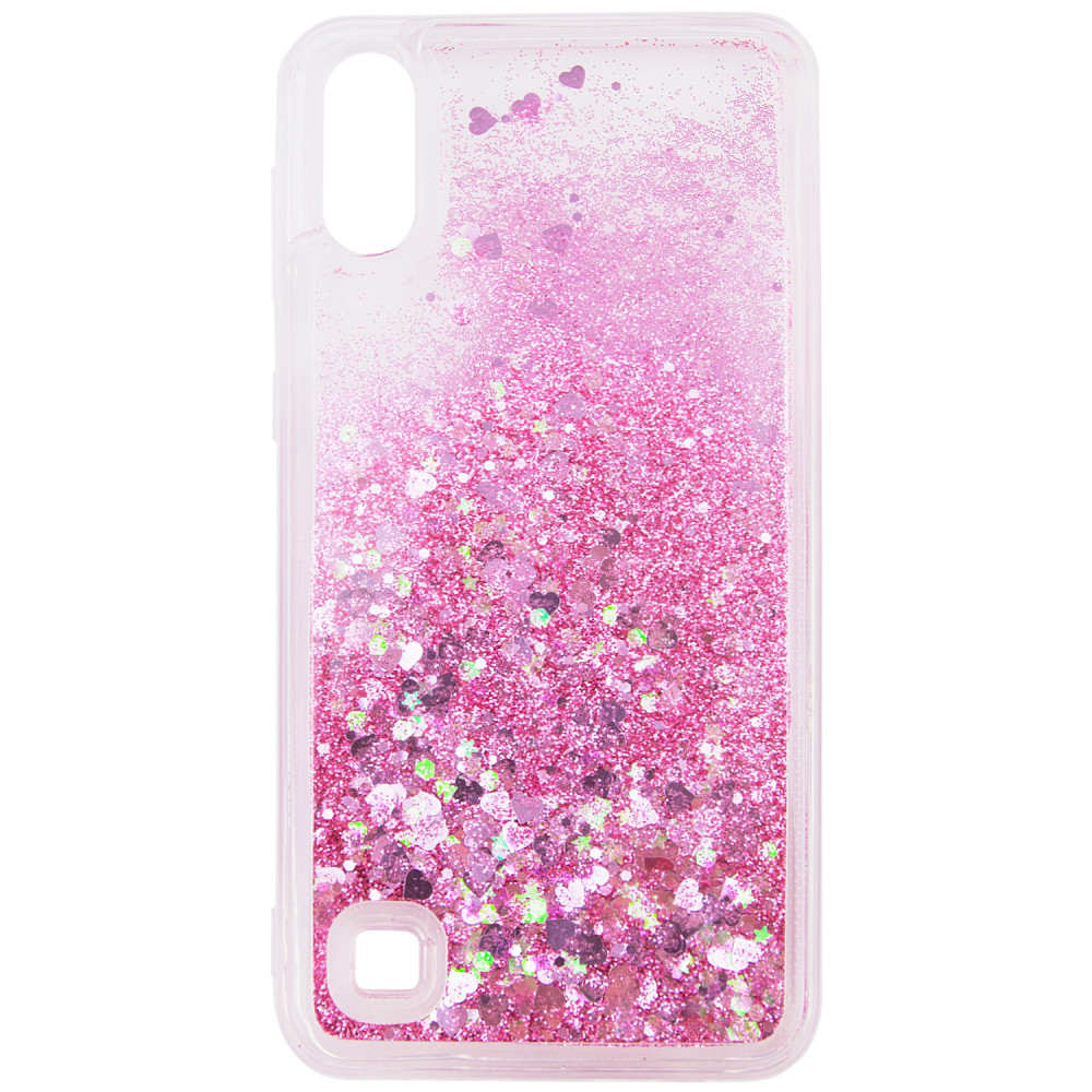 

TPU чохол Liquid hearts для Samsung Galaxy A10 (A105F) (Рожевий)
