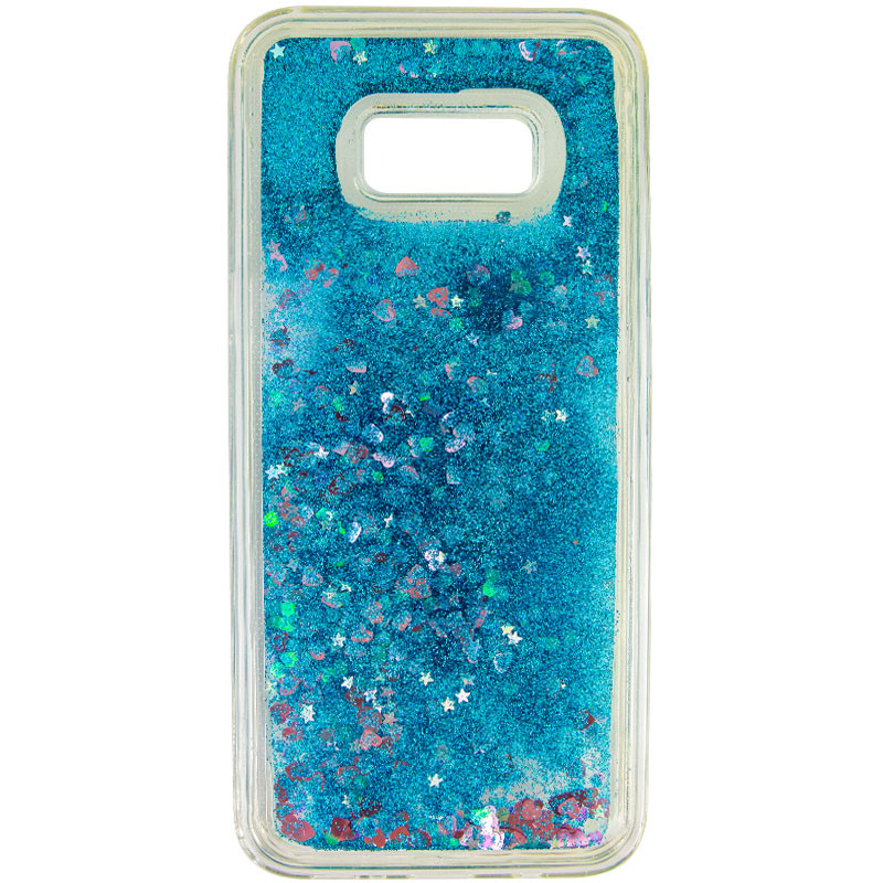 

TPU чехол Liquid hearts для Samsung G955 Galaxy S8 Plus Голубой (90613)