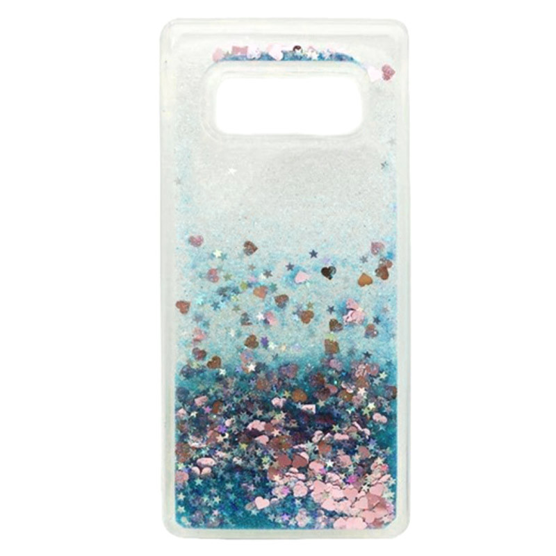 

TPU чехол Liquid hearts для Samsung Galaxy S10+ Голубой (96049)