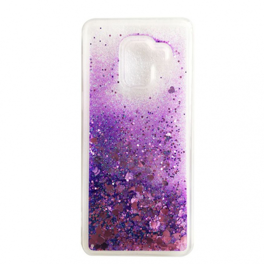 

TPU чехол Liquid hearts для Samsung Galaxy S9 Фиолетовый (90635)