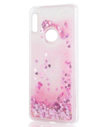 

TPU чехол Liquid hearts для Xiaomi Redmi Note 5 Pro / Note 5 (DC) Розовый (90715)