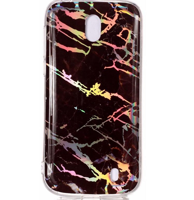 

TPU чехол Marble Series для Nokia 1 Черный (92637)