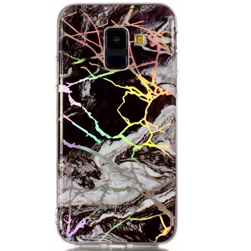 

TPU чехол Marble Series для Samsung Galaxy A6 (2018) Черный (92573)