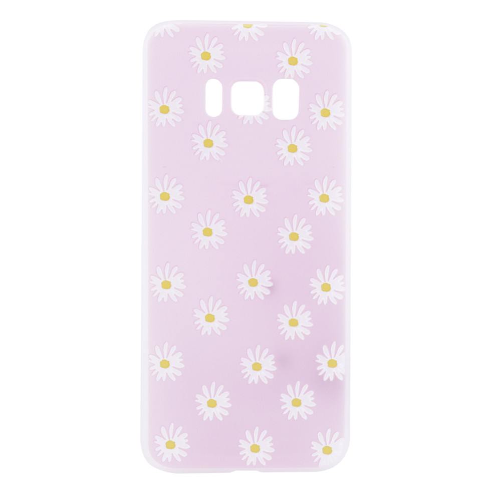 

TPU чехол матовый soft touch color для Samsung G955 Galaxy S8 Plus Ромашки (60122)