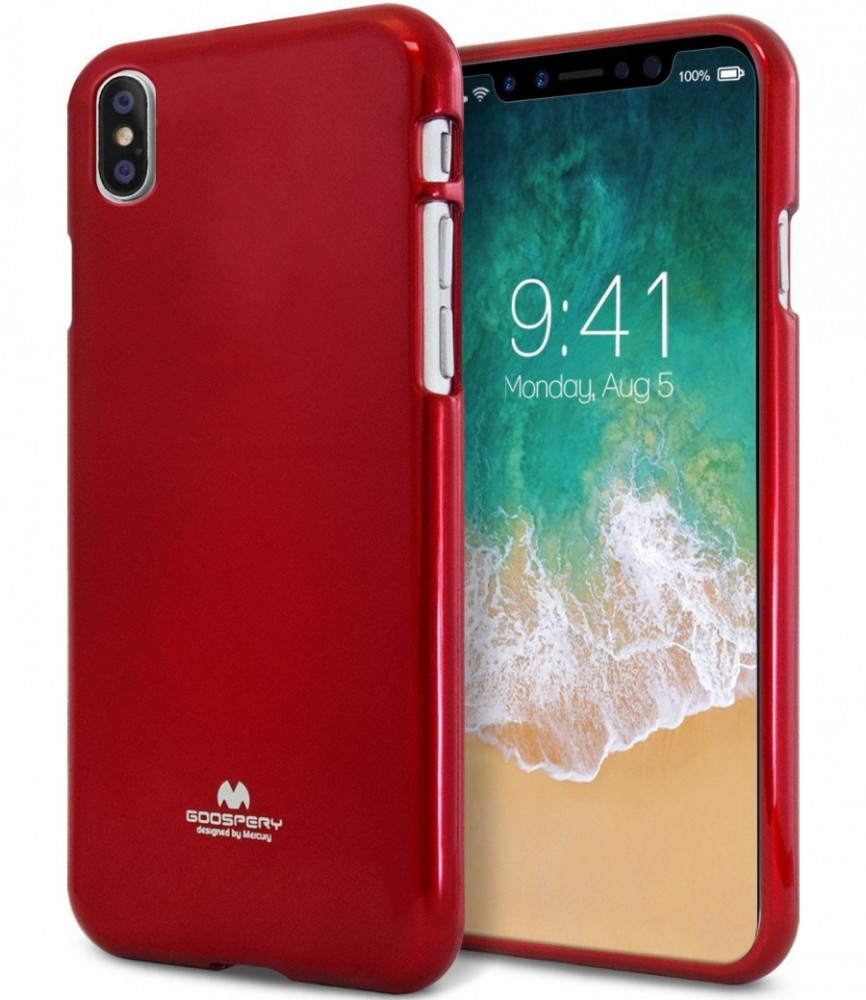 

TPU чехол Mercury Jelly Color series для Apple iPhone X (5.8") / XS (5.8") Красный (67118)