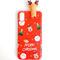 

TPU чехол Merry Christmas с игрушкой для Apple iPhone XS Max (6.5")