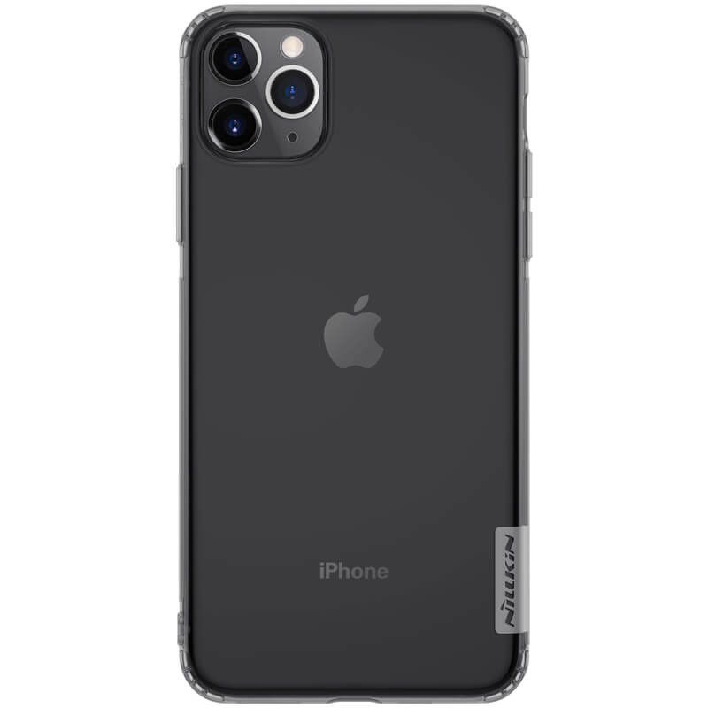 

TPU чехол Nillkin Nature Series для Apple iPhone 11 Pro Max (6.5") Серый (прозрачный) (111464)