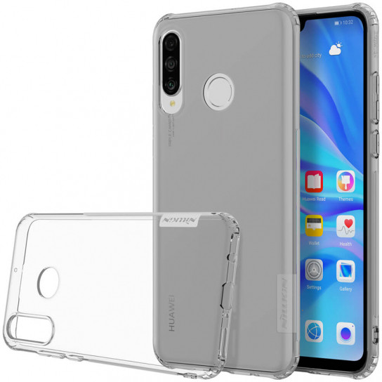 

TPU чохол Nillkin Nature Series для Huawei P30 lite (Сірий (прозорий))