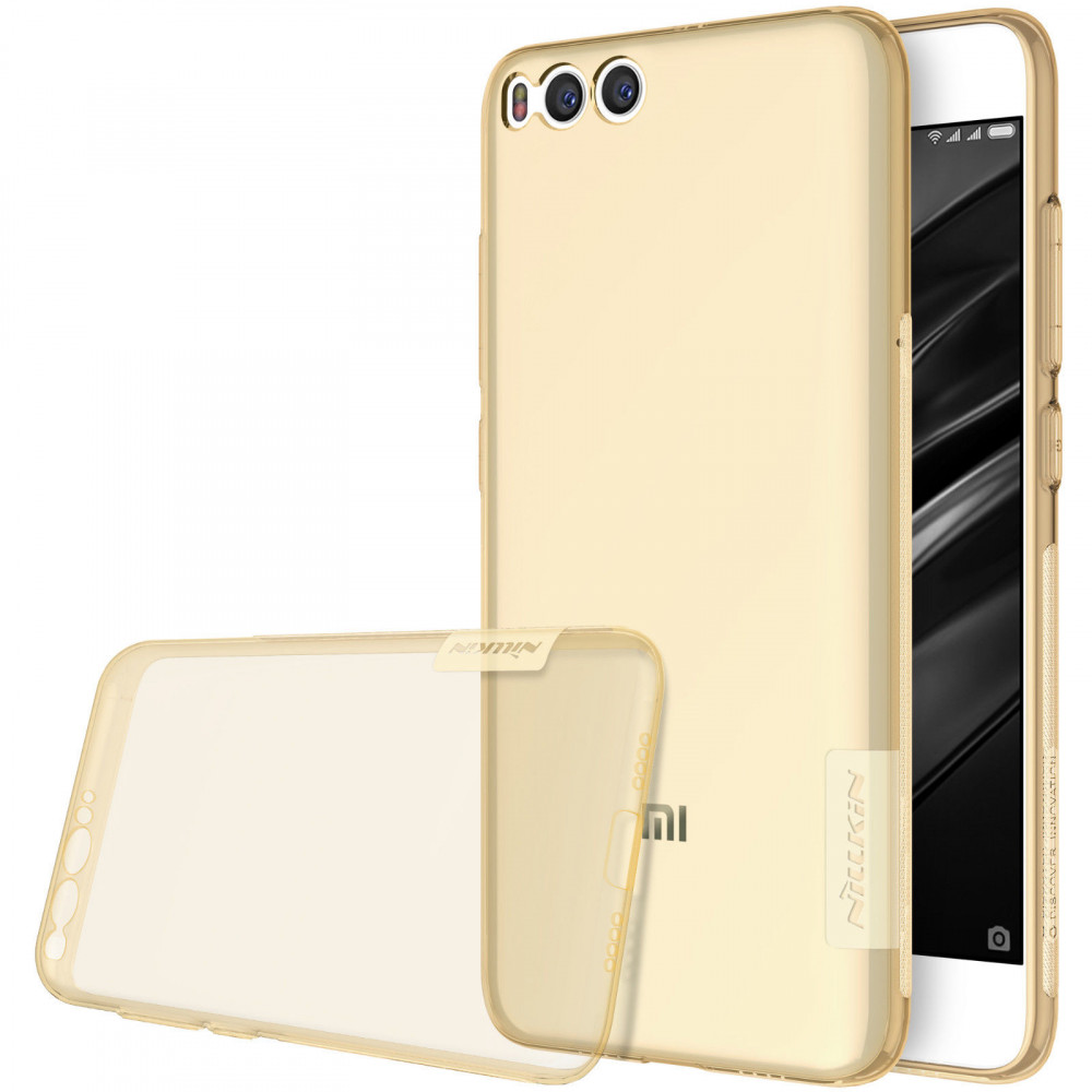 

TPU чехол Nillkin Nature Series для Xiaomi Mi 6 Золотой (прозрачный) (59617)