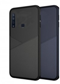 

TPU чехол с имитацией кожи Leather Half для Samsung Galaxy A9 (2018)